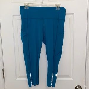 Lululemon cropped fast and free legging